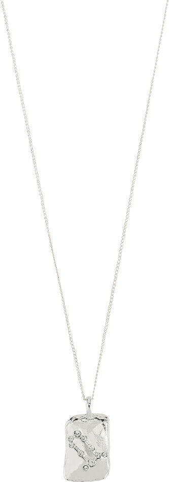GEMINI recycled Zodiac Sign necklace, silver-plated