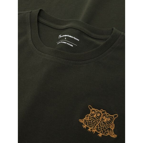 Regenerative Organic Cotton Chest Embroidery T-Shirt GOTS