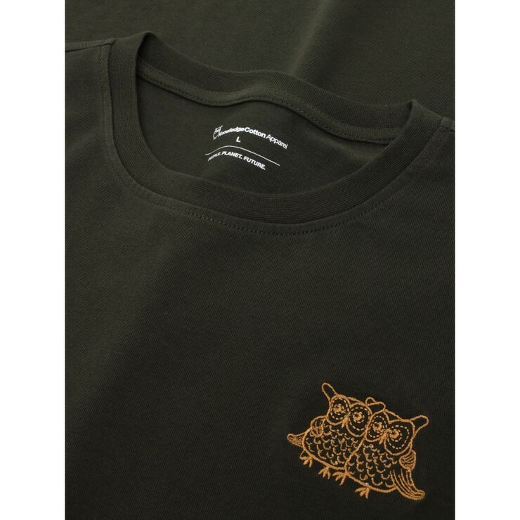 Regenerative Organic Cotton Chest Embroidery T-Shirt GOTS