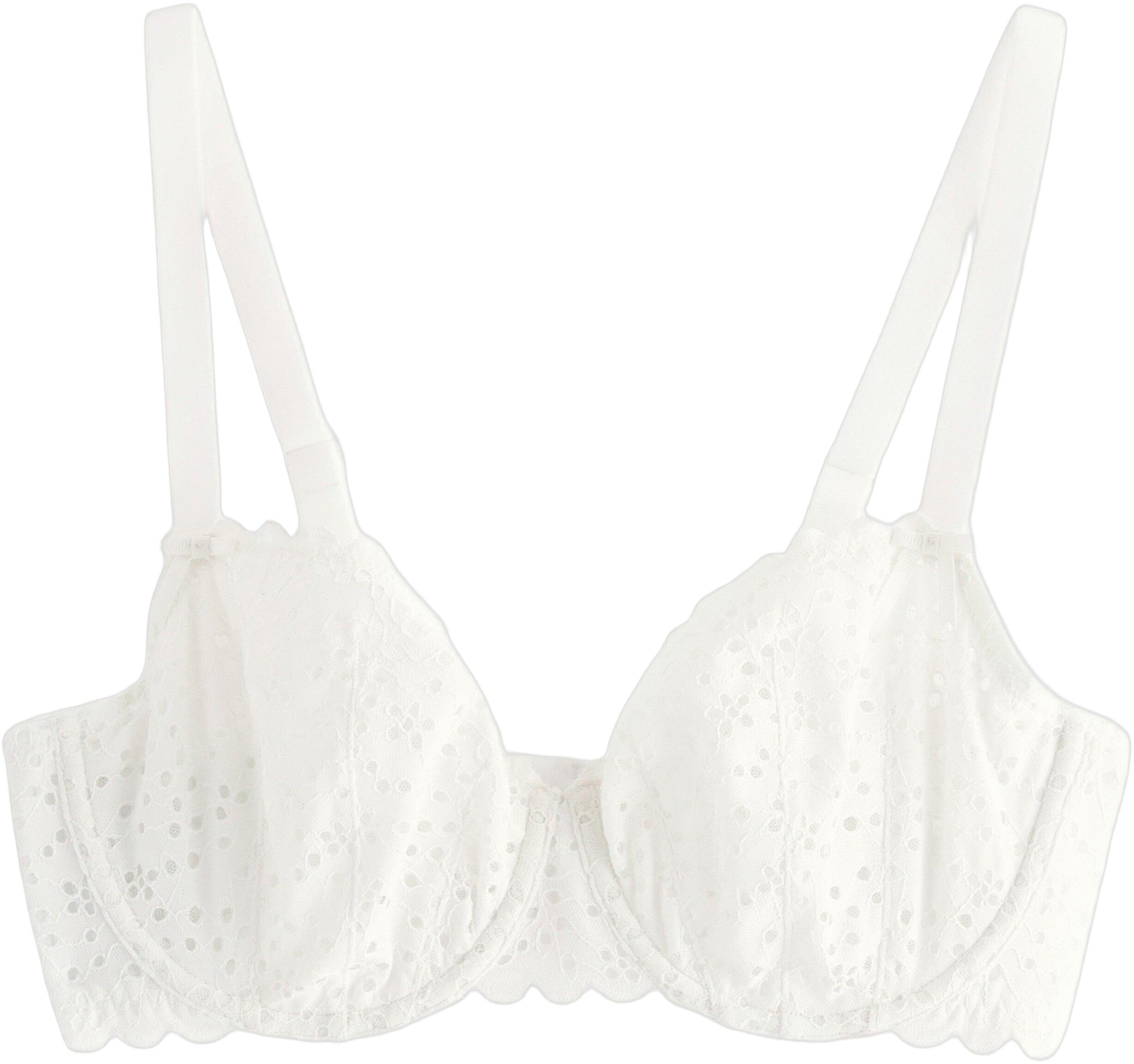 Separat upolstret BH med broderi