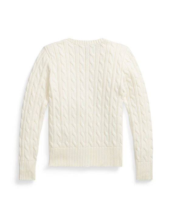 Cable-Knit Cotton Sweater Teens