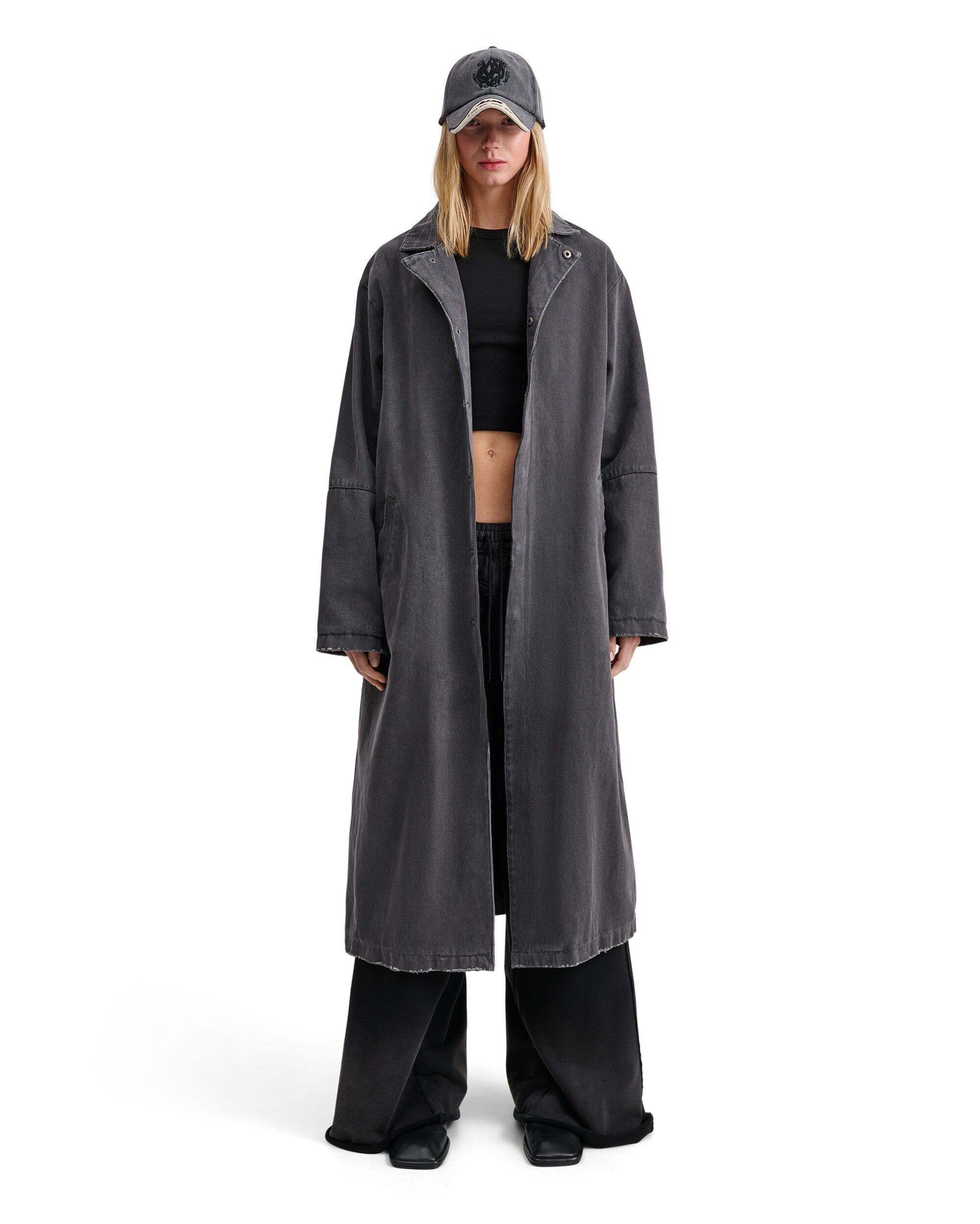 KOSTON CAP W/ EMBROIDERY & LAYERED SHADE