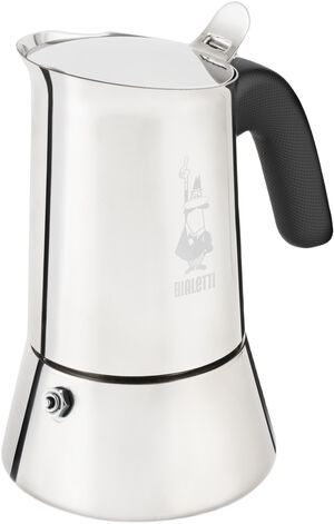Espressokande Venus, 6 kop Stål Bialetti