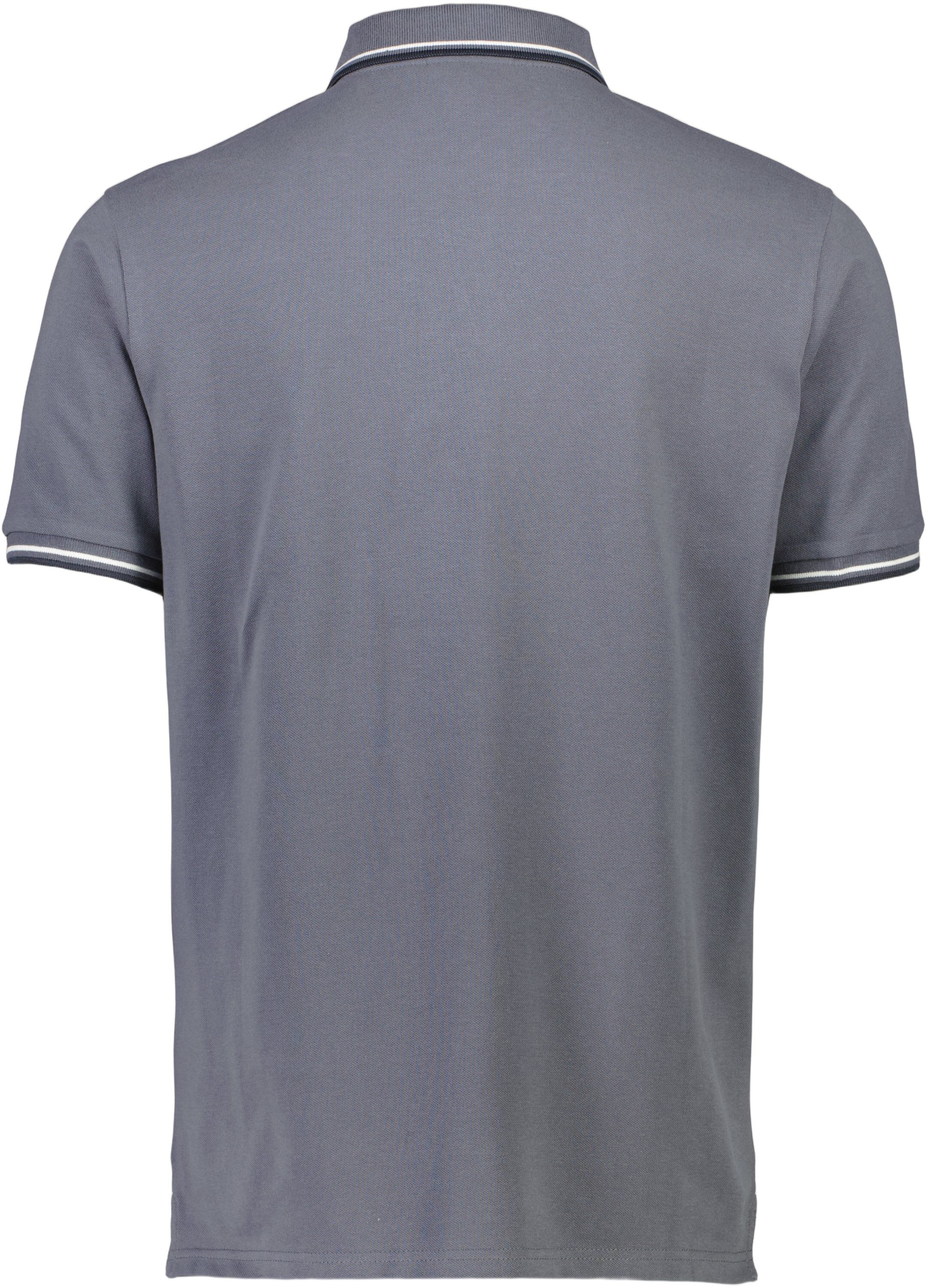 Polo shirt w. contrast piping