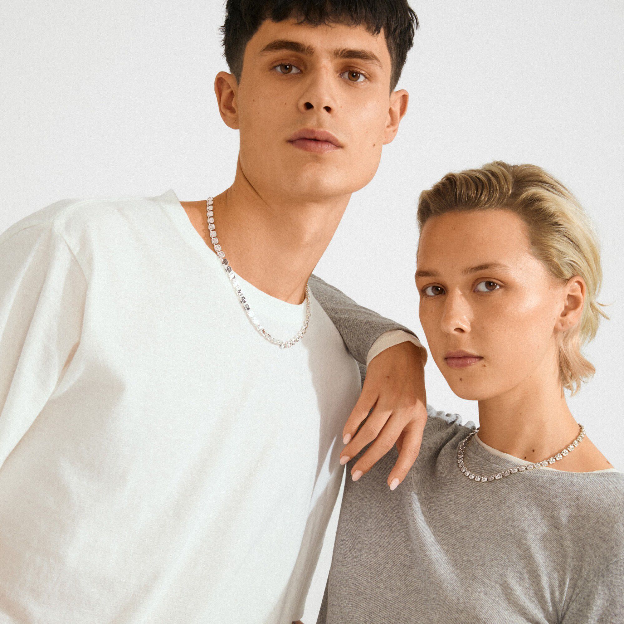 SENSE halsk&aelig;de s&oslash;lvbelagt