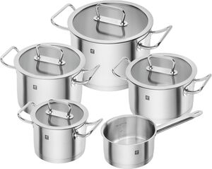 Pro Grydesæt 5-dele, 18/10 rustfrit stål