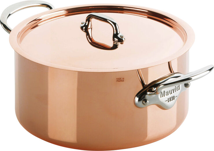 Gryte med lokk M'150S 5,9 liter Kobber/Stål