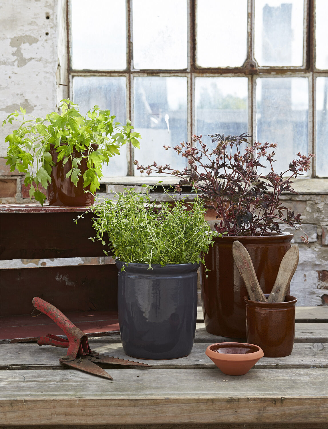 Syltekrukke, antracitgr&aring;, 0,5 l