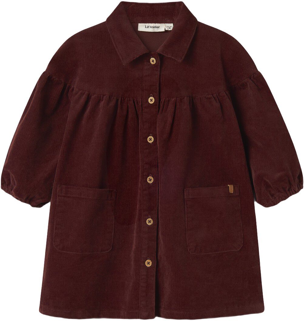 NMFOBERT LOOSE LS CORD DRESS 4122-H