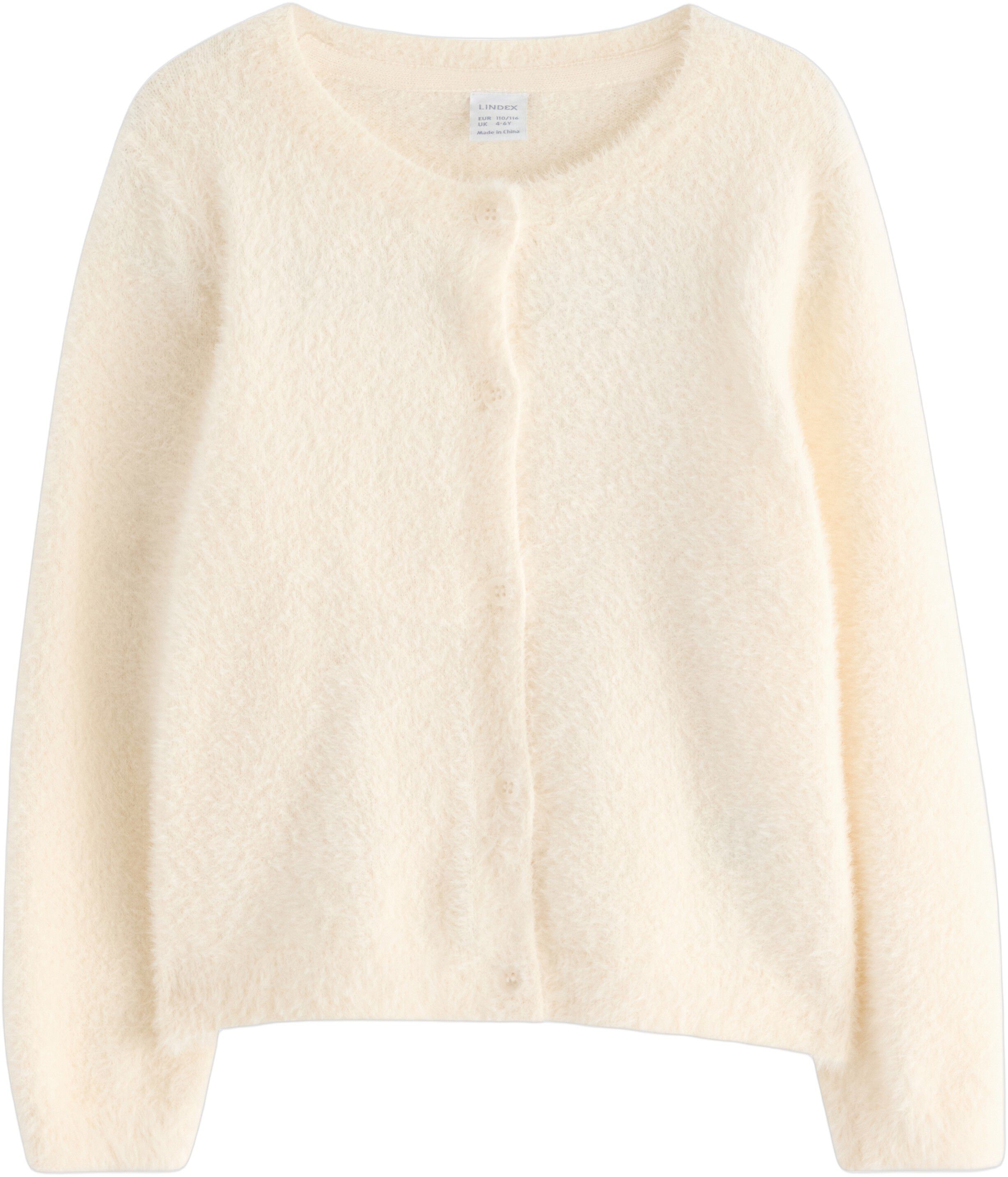 Myk, luftig cardigan med knapper fo