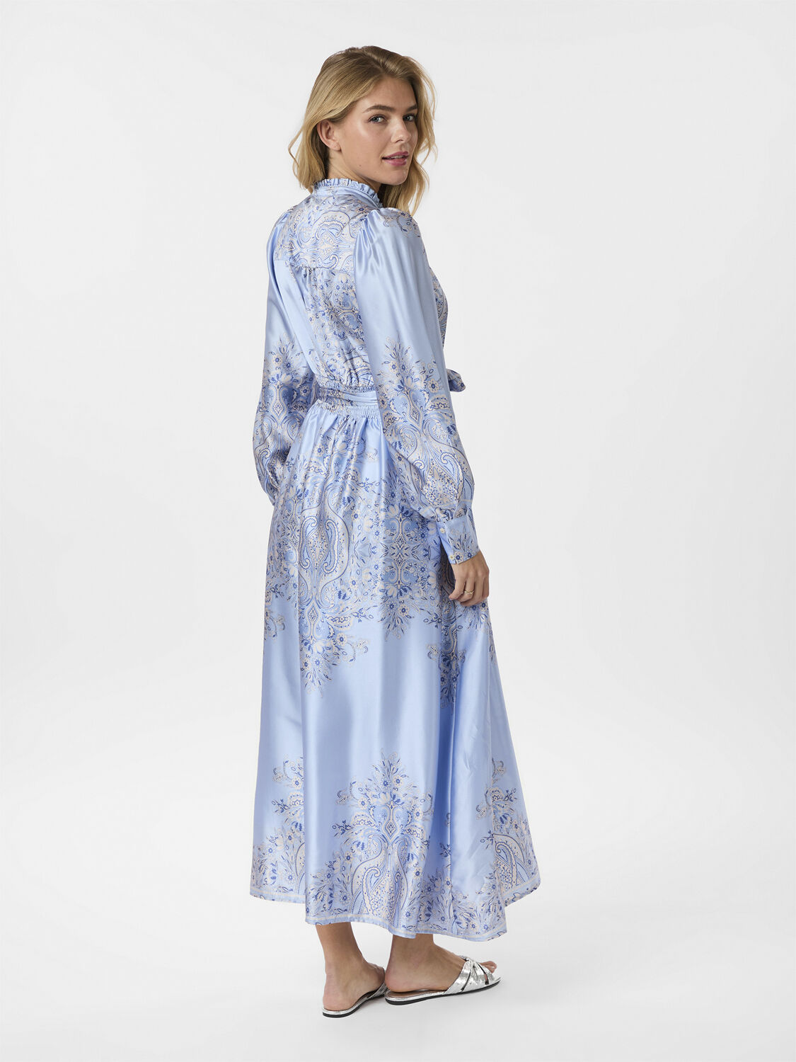 Nova Paisley Border Dress