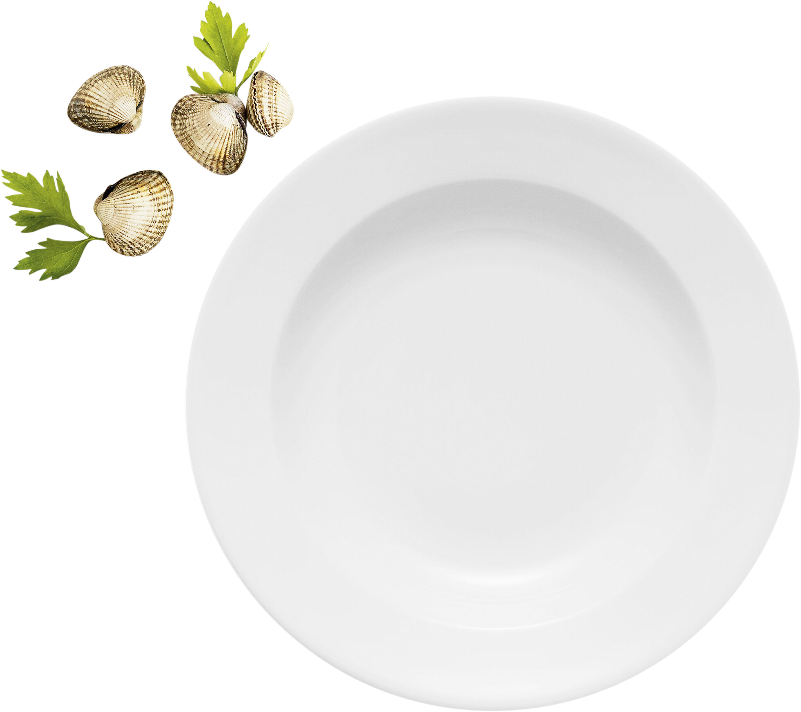 Rund pastatallerken 25cm Legio 4 stk.