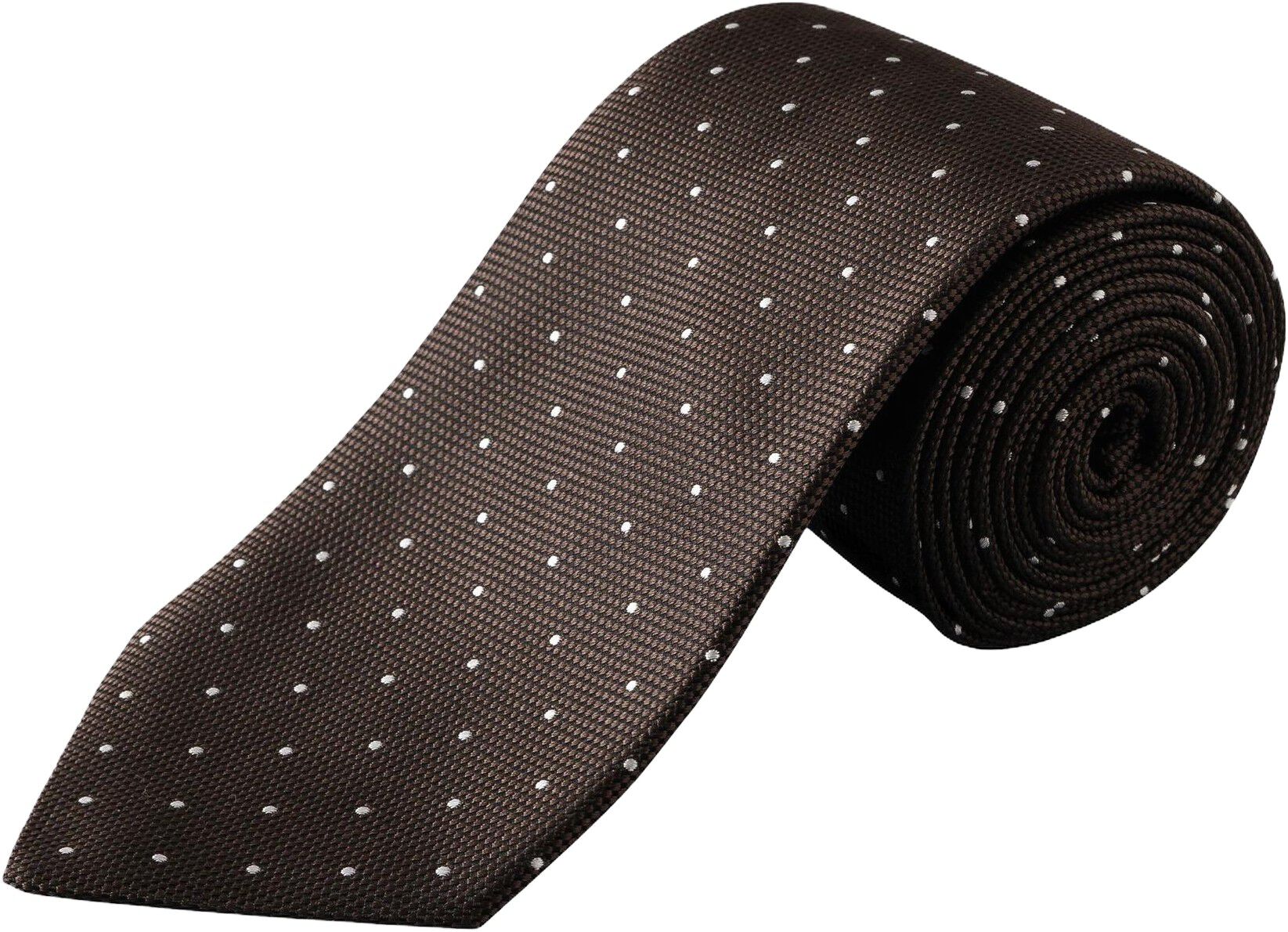 Polka Dot Woven Silk Tie