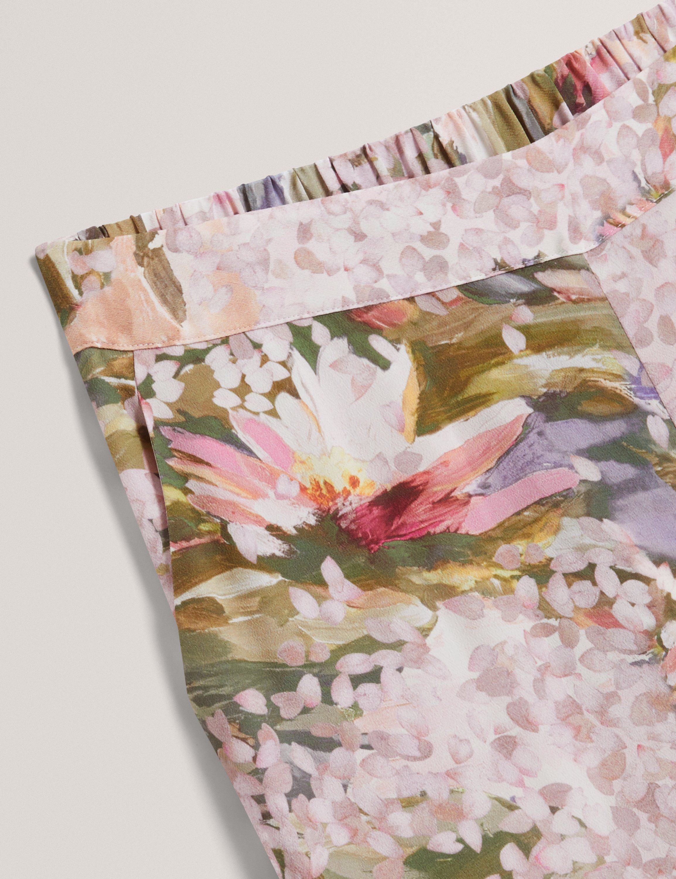 SPIREE Wide Leg Printed Trousers