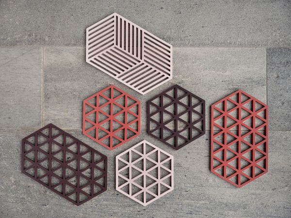 Bordskåner Hexagon Rose L24