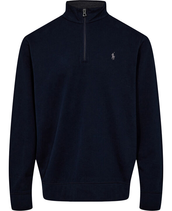 Luxury Jersey Quarter-Zip Pullover