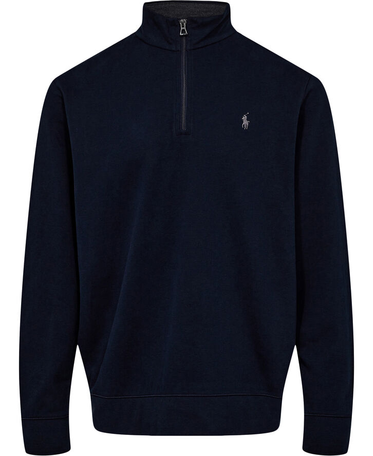 Luxury Jersey Quarter-Zip Pullover