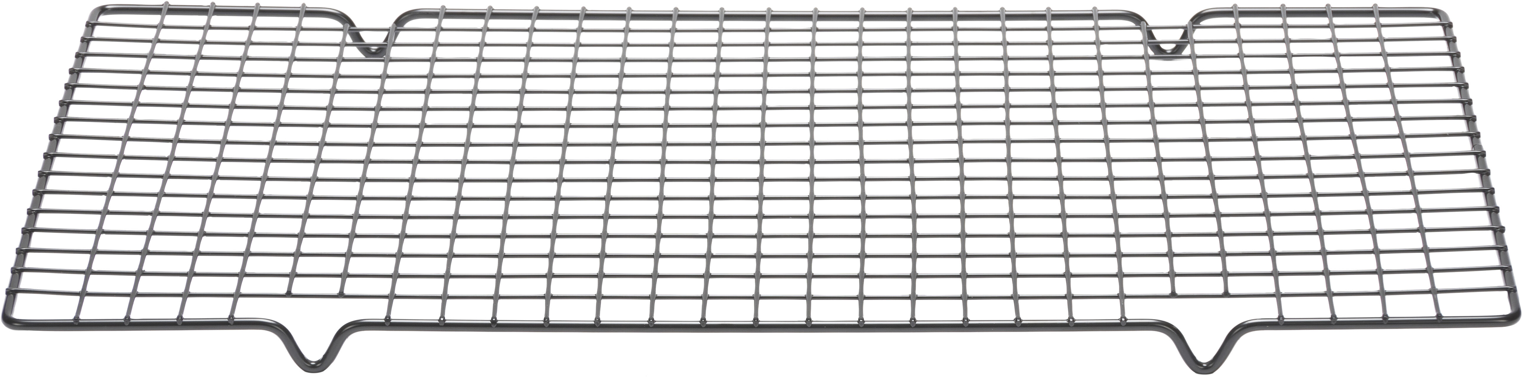 Bakgaller 41 x 25 cm Svart rostfritt st&aring;l/non-stick
