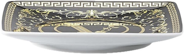 Bowl 12cm sq. flat, Virtus Gala Black, Versace