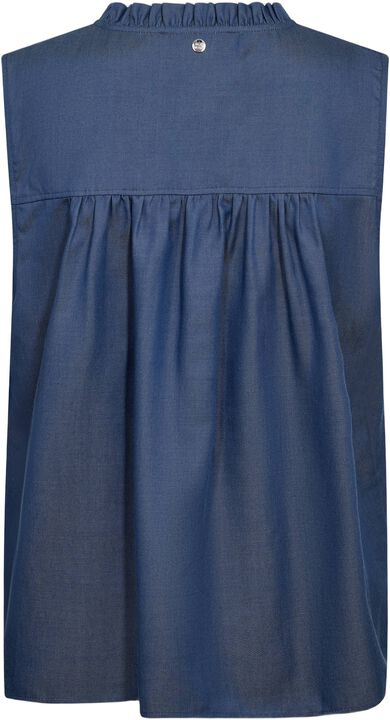 MMSolandra SL Denim Blouse