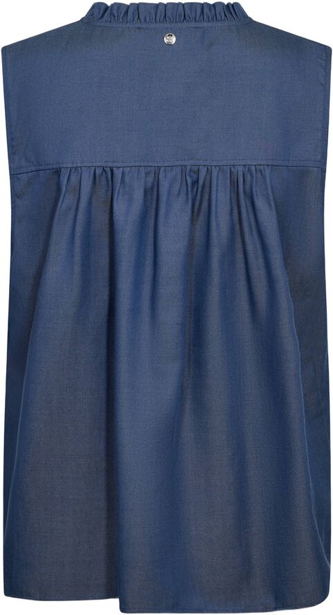 MMSolandra SL Denim Blouse