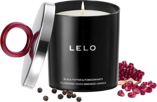 Massagelys - Black Pepper & Pomegranate