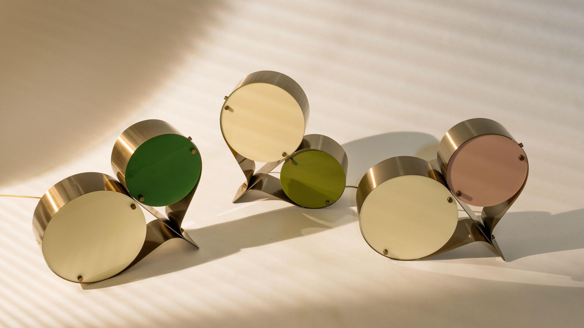 Coppia Table Lamp, Steel, EU (Base: Bronze Steel, Shade: Ivory & Clove