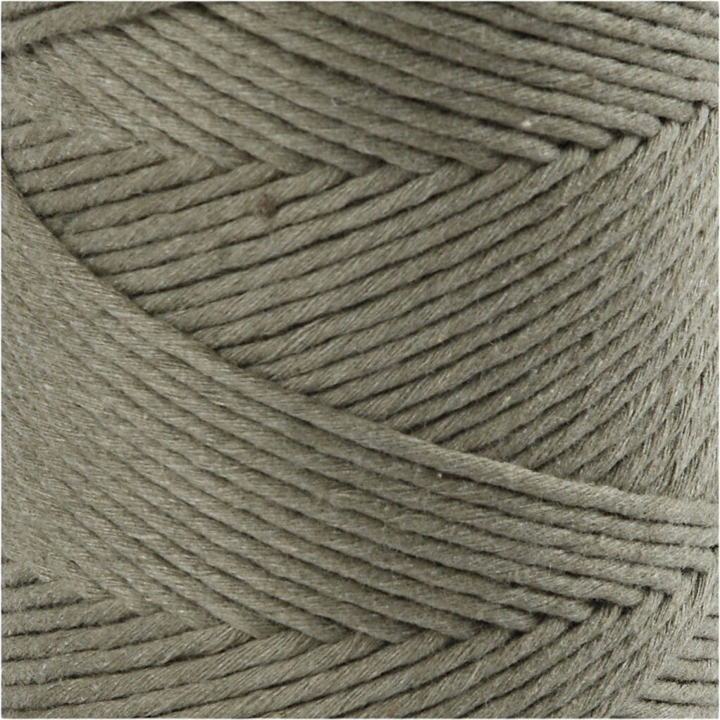 Macram&eacute; snor, L: 198 m, diam. 2 mm.