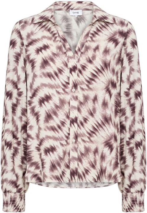 LR-NERISSA 1 Bluse Bordeaux