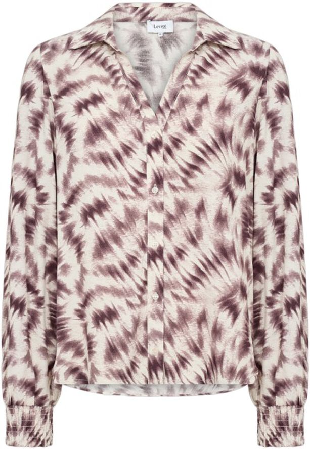 LR-NERISSA 1 Bluse Bordeaux