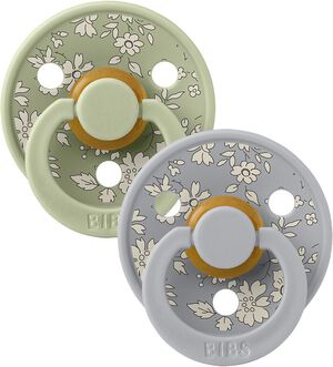 BIBS x Liberty 2 PACK Colour Capel Latex Size 2 Sage Mix