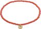 INDIE bracelet peach, gold-plated
