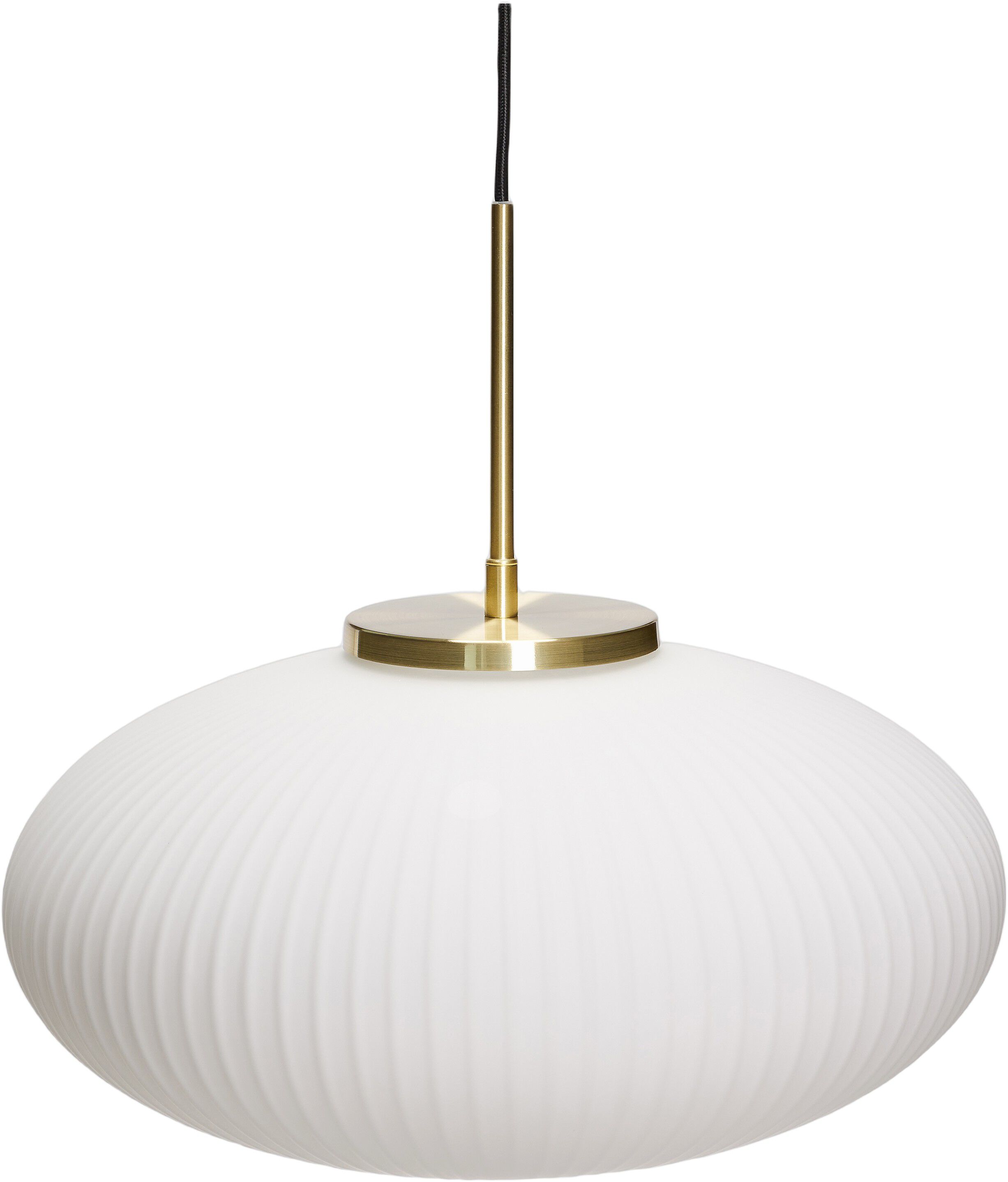 Serene Pendel Ellipse Hvid