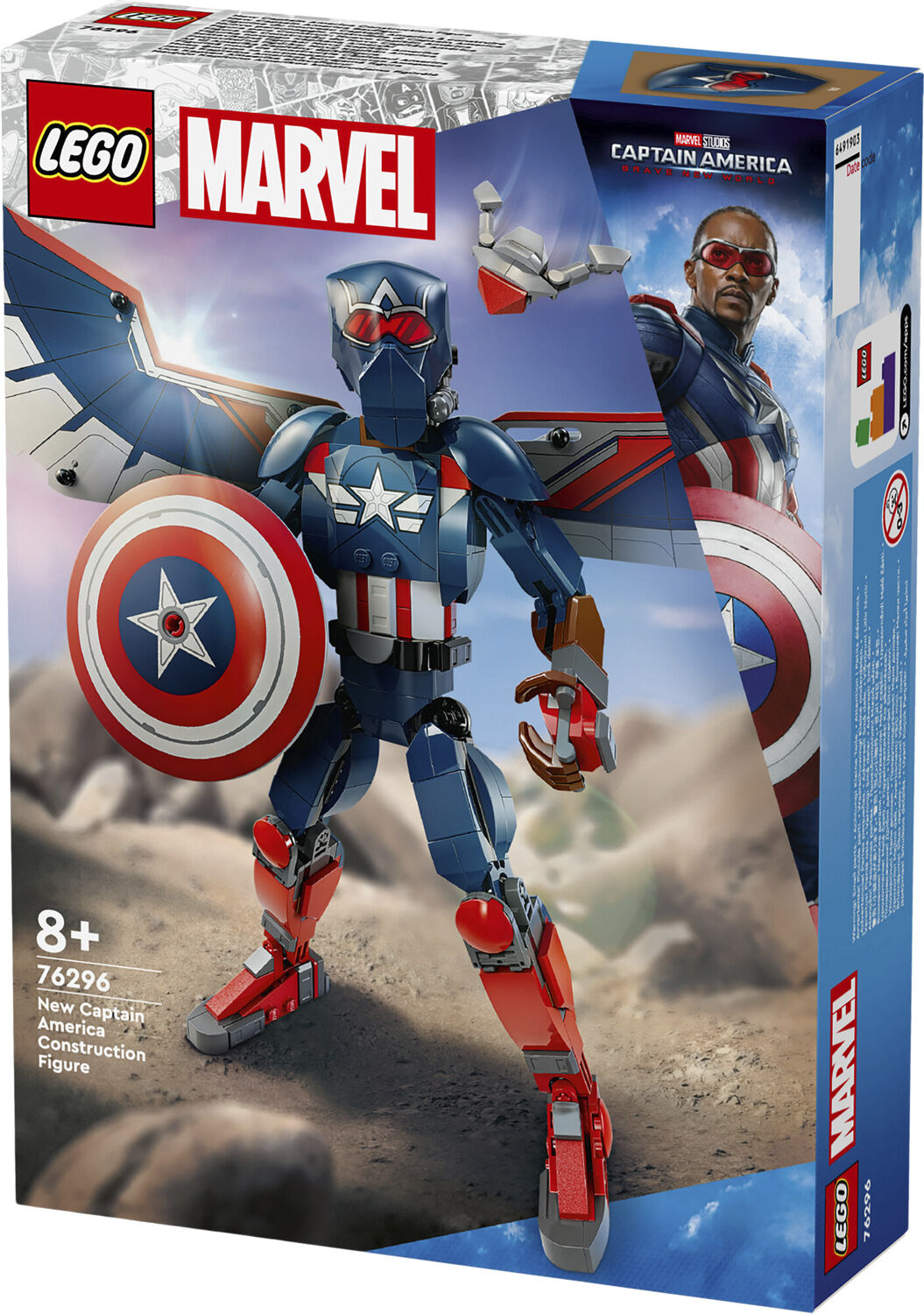 Byg selv/figur af Captain America 76296