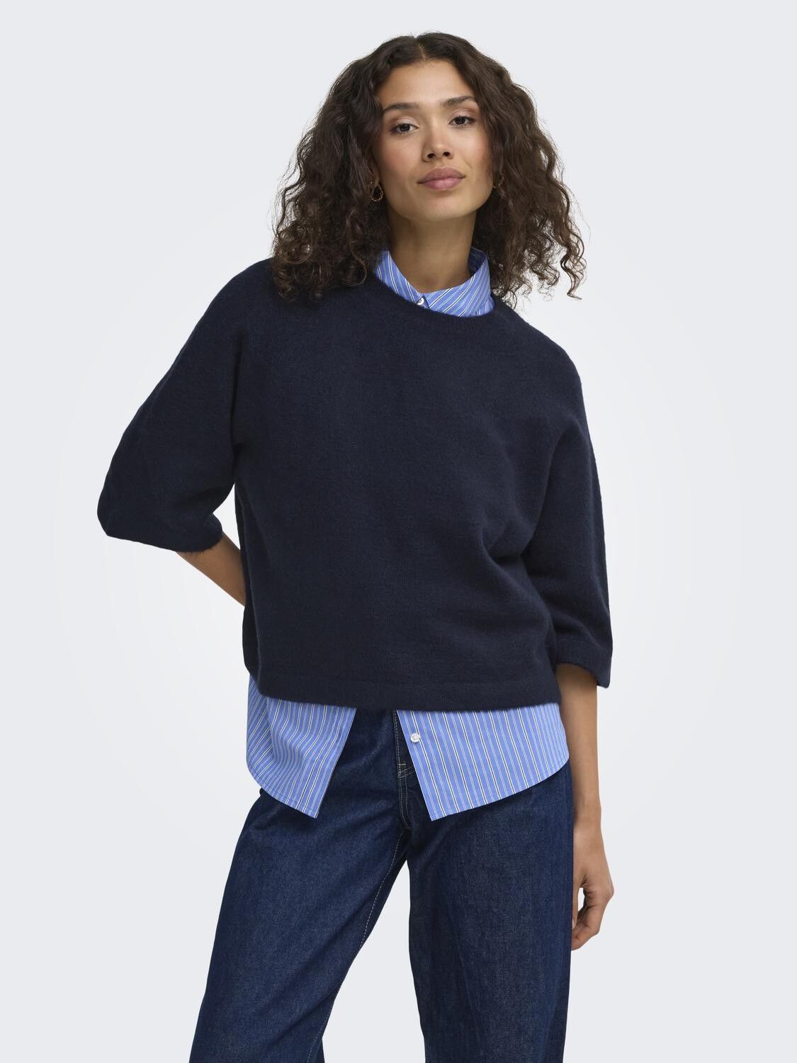 Onlsimoni 3/4 Pullover Knt Noos