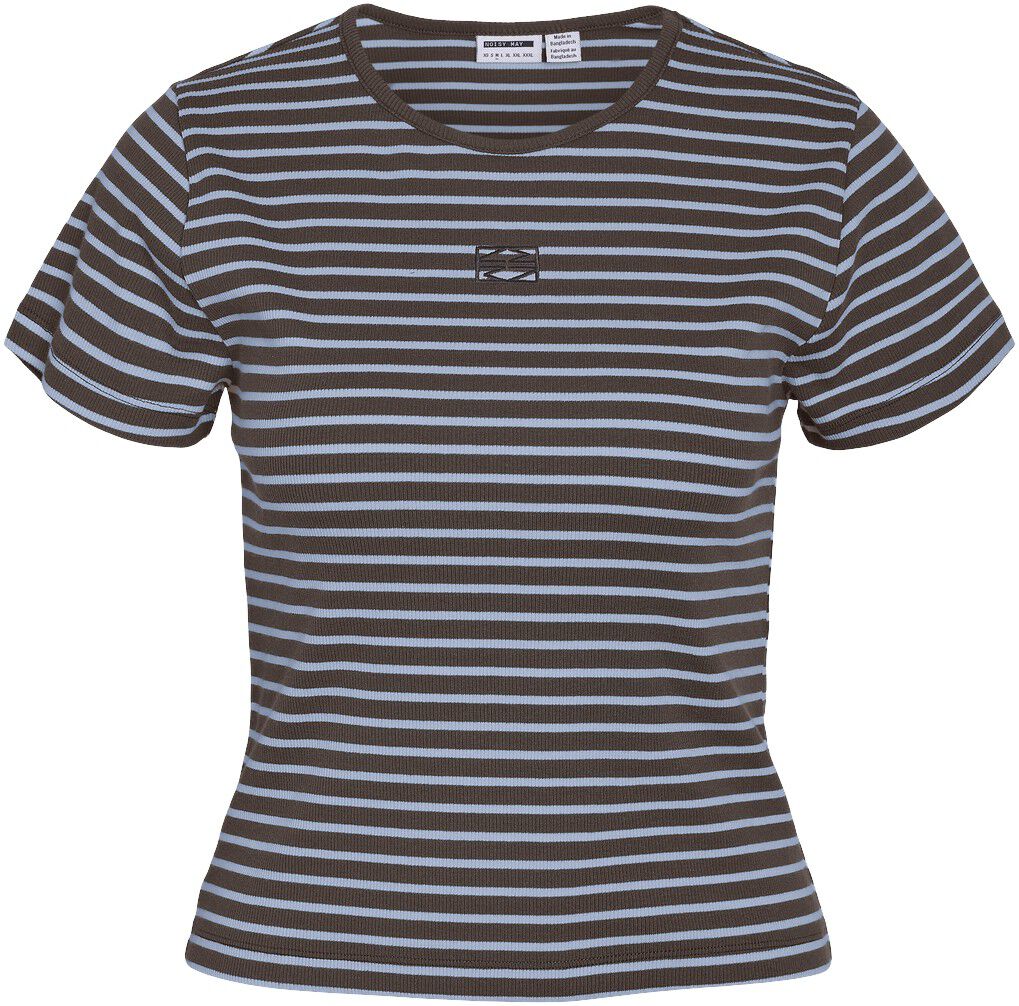 Nmjudy S/S Striped Baby Tee Jrs