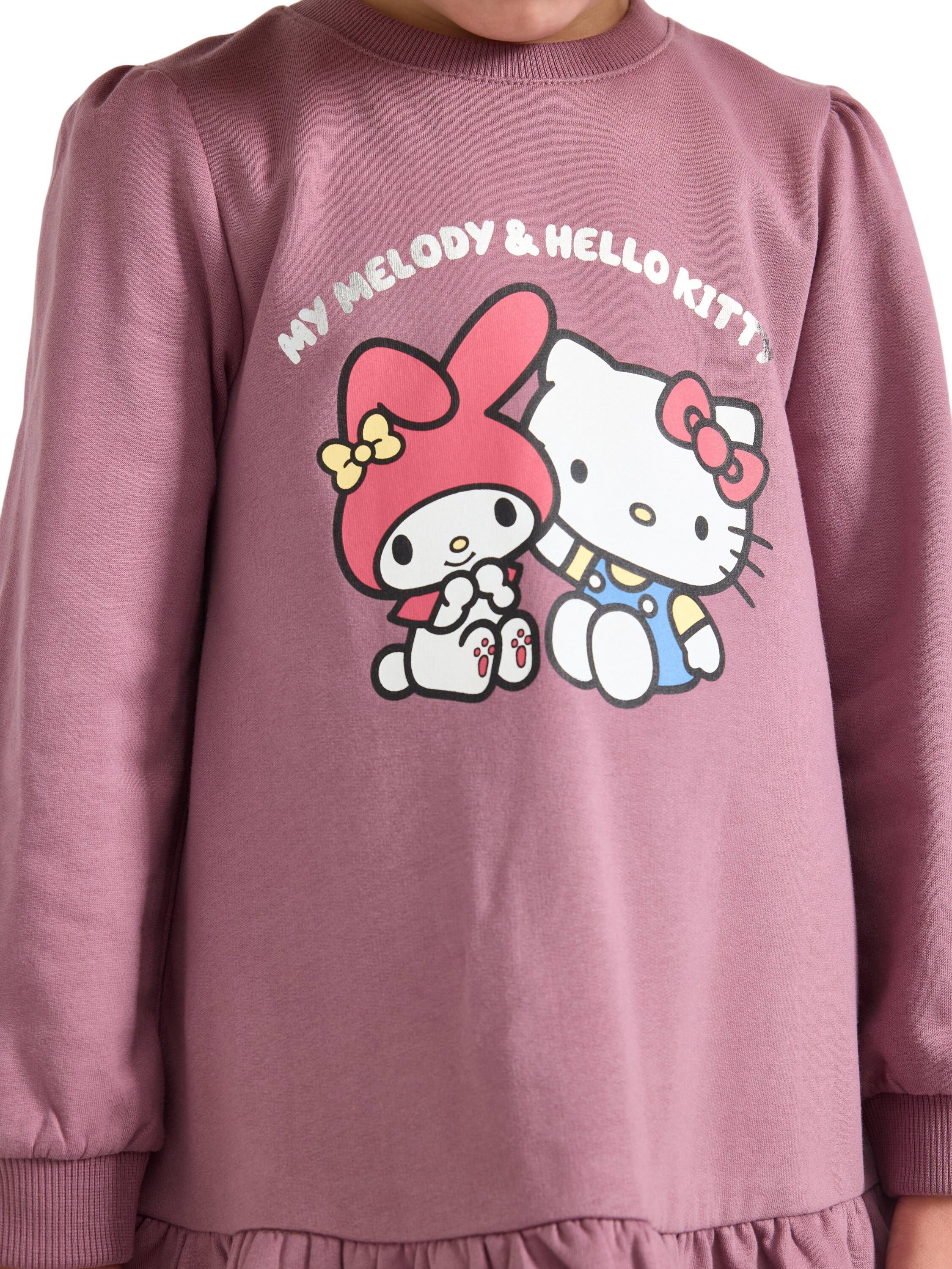 Long-sleeved dress in cotton jersey