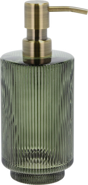 Såpedispenser Clarity 8 x 19 cm Dark Green Glass/Rustfritt s
