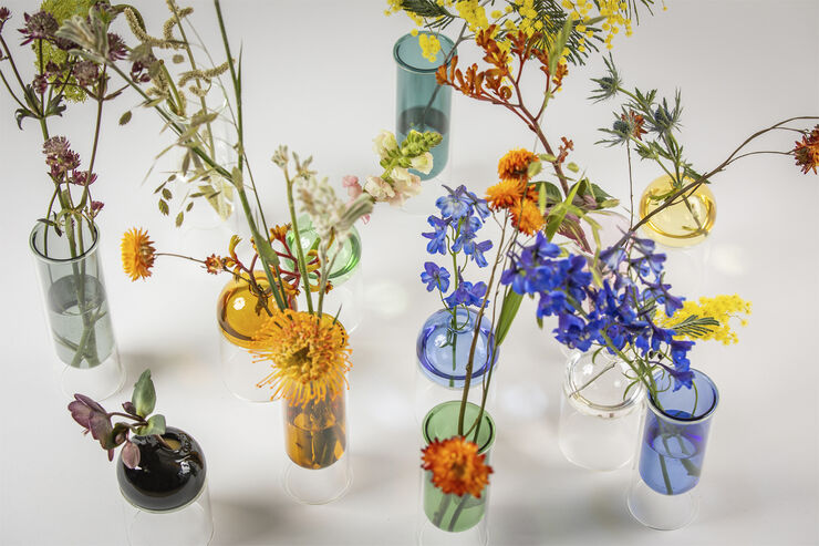 FLOWER TUBE, TALL TUBE, YELLOW, 65200Y