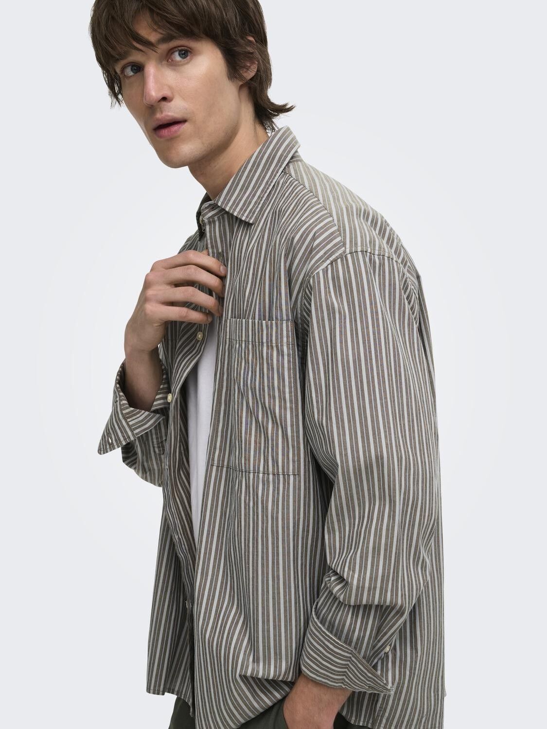 ONSTHOMPSON STRIPE LOOSE SHIRT
