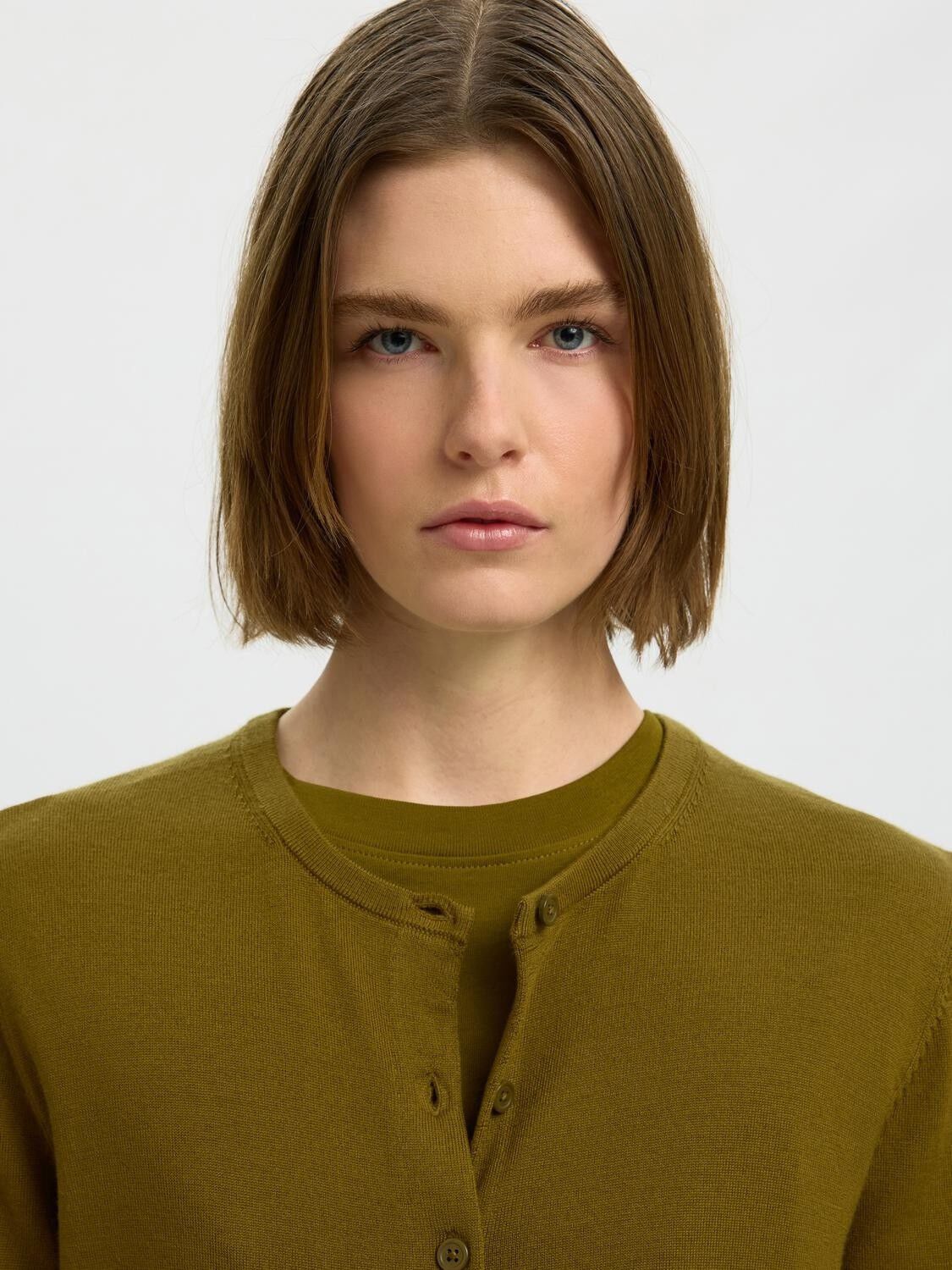 Slwthea Ls Knit Merino Cardigan Noos
