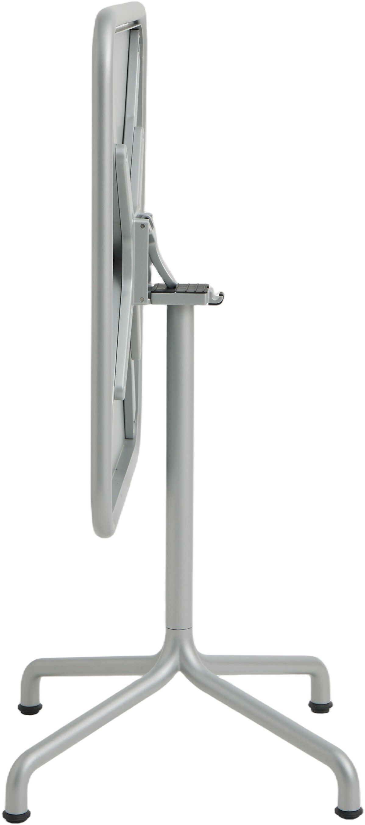 Deville Table Silver grey powder co