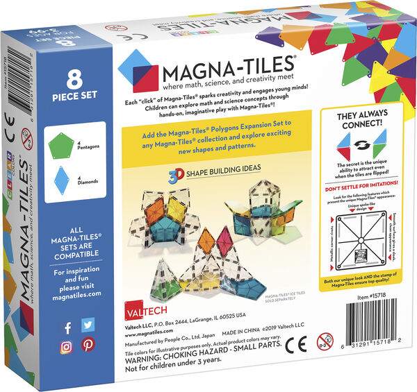 Magna-Tiles Poygons 8pcs