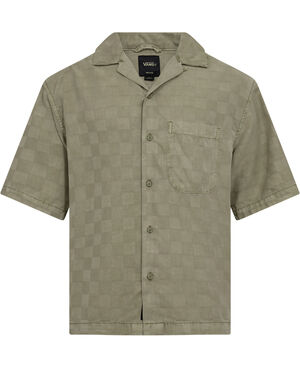 Van Doren Tencel Check Camp SS Shir