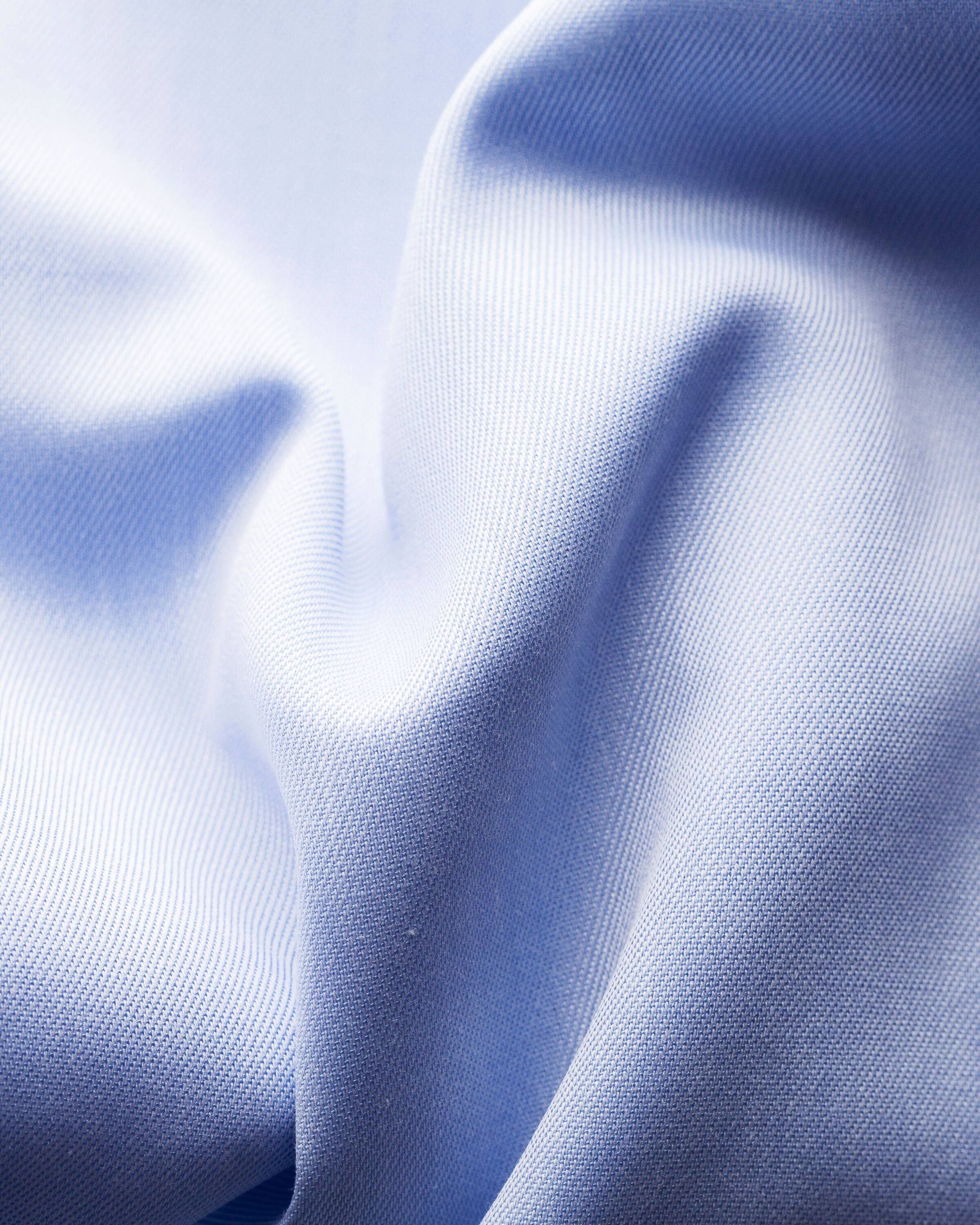 Light Blue Signature Twill Shirt Extra Long Sleeves - Contemporary Fi