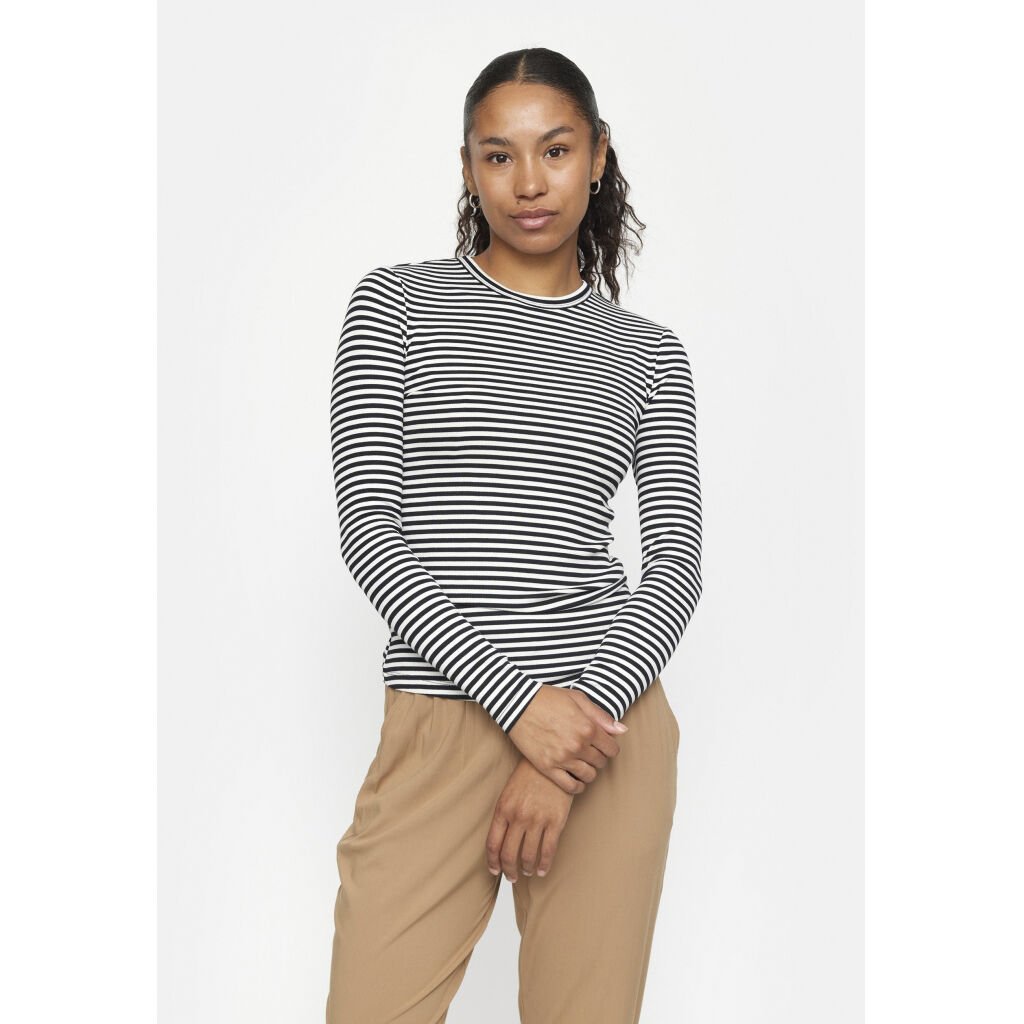 SRFenja Stripe O-neck Top
