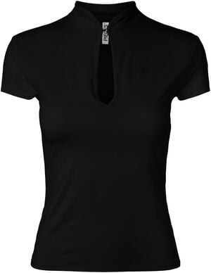 PCAIDA SS HIGH NECK TOP JRS D2D