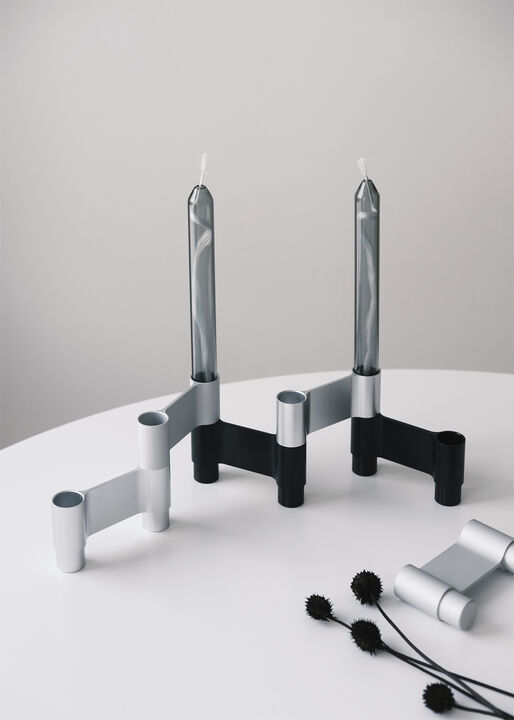 LINK, CANDLE HOLDER, BLACK ANODIZED, 11060B