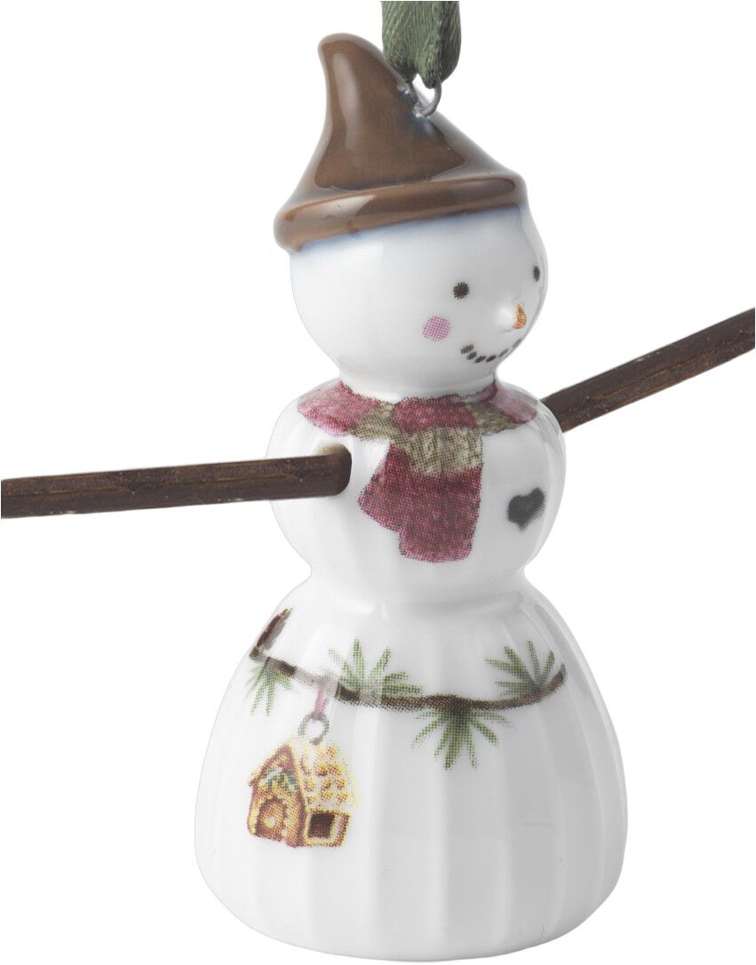 Hammersh&oslash;i Christmas Sn&oslash;jente hengende H6,5 hvit m. deko