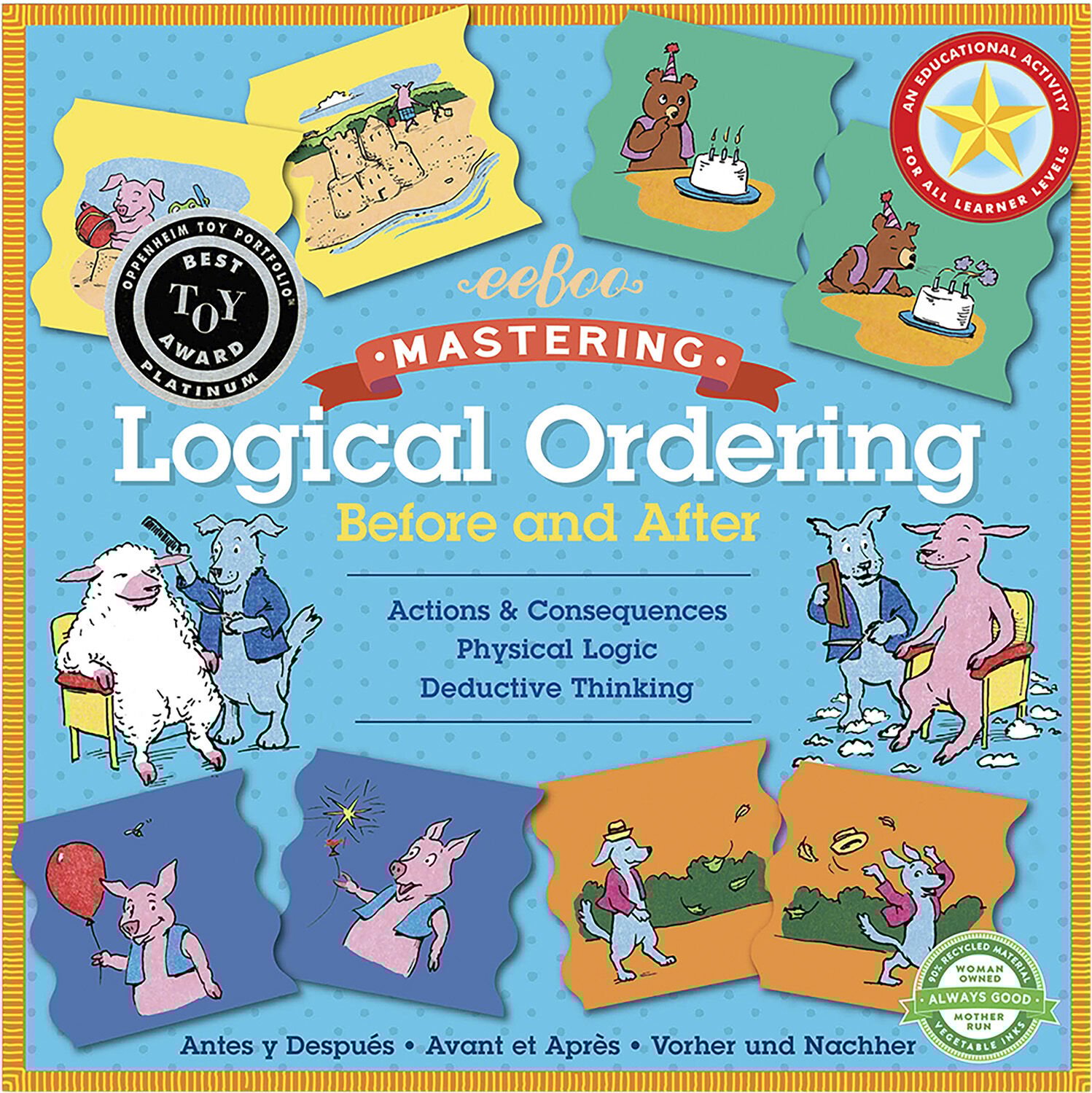 eeBoo - Leg & L&aelig;r puslespil - Logisk orden